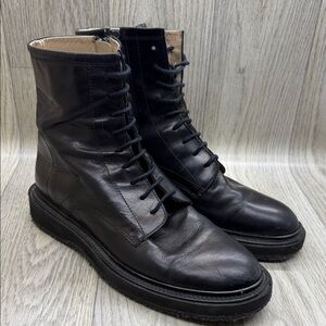 Angulus Dark Leather Boots